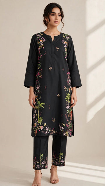 Noir Garden - Black Floral
