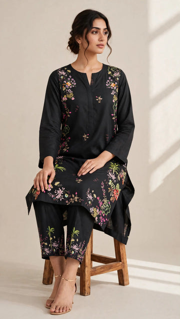 Noir Garden - Black Floral