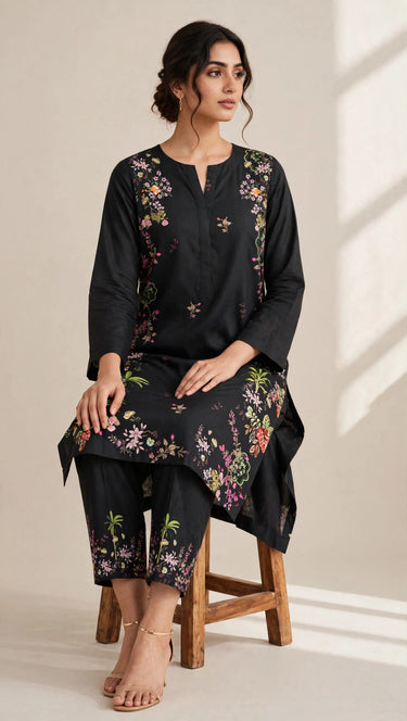 Noir Garden - Black Floral