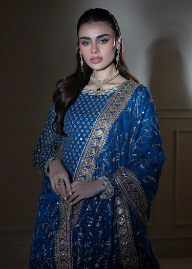 MEHJABEEN - TEAL BLUE
