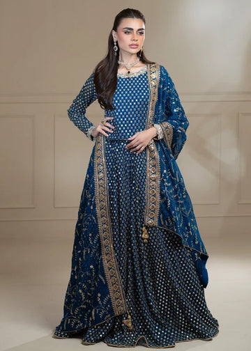 MEHJABEEN - TEAL BLUE