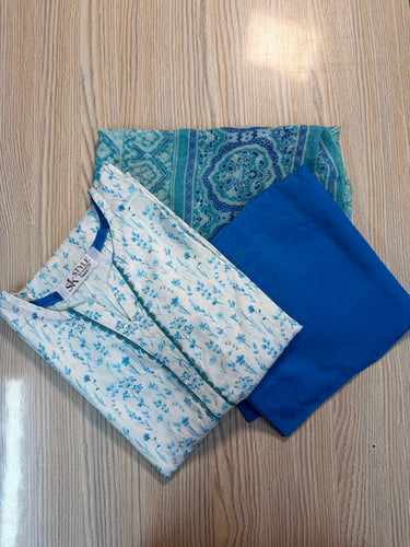 Ocean blue 3 piece