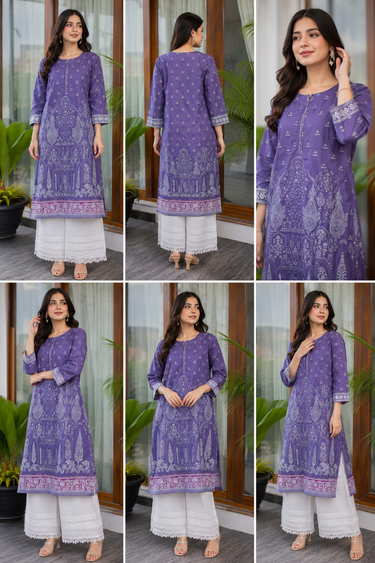 Co-ard set 2-piece stitched