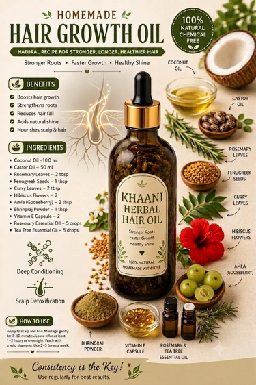 Khaani herbal hair oil
